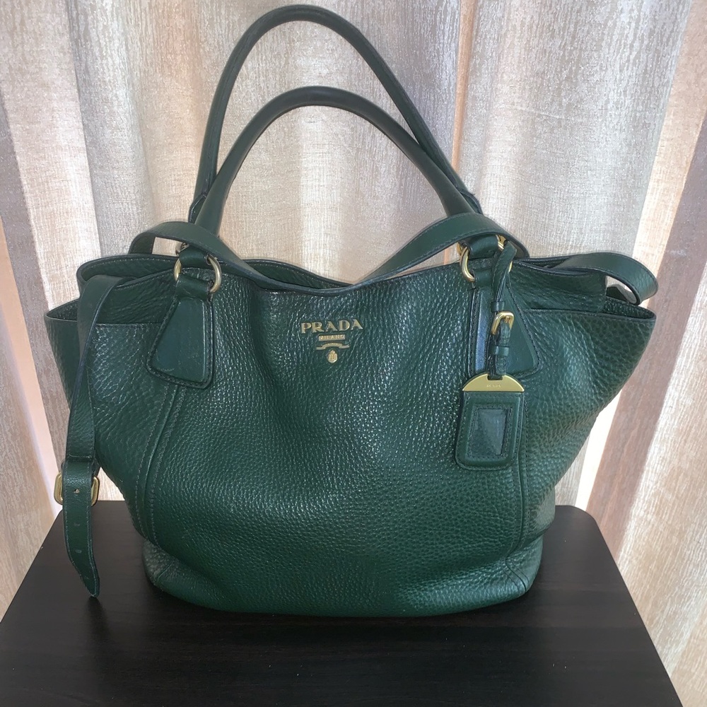 PRADA LEATHER SATCHEL